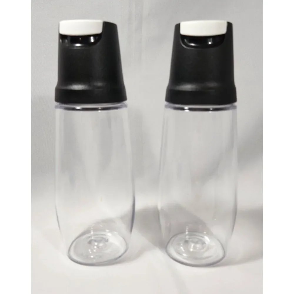 Tupperware TILT 'N SERVE vinegar &‎ oil set of 2 Dispensers Bottle NEW